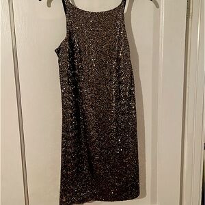 Gianni bini gold sequence cocktail/party dress. Size small